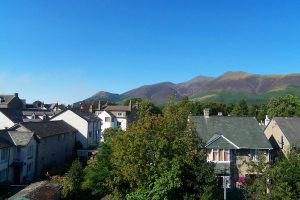 Skiddaw range from Grassmoor Guest House