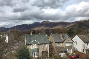 Stormy skies over Skiddaw